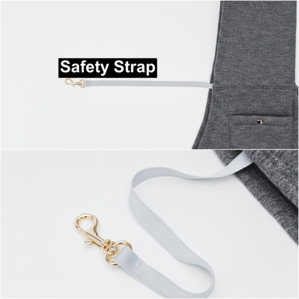 Lof Neoprene Pet Sling Carrier - Secure & Stylish Travel for Small